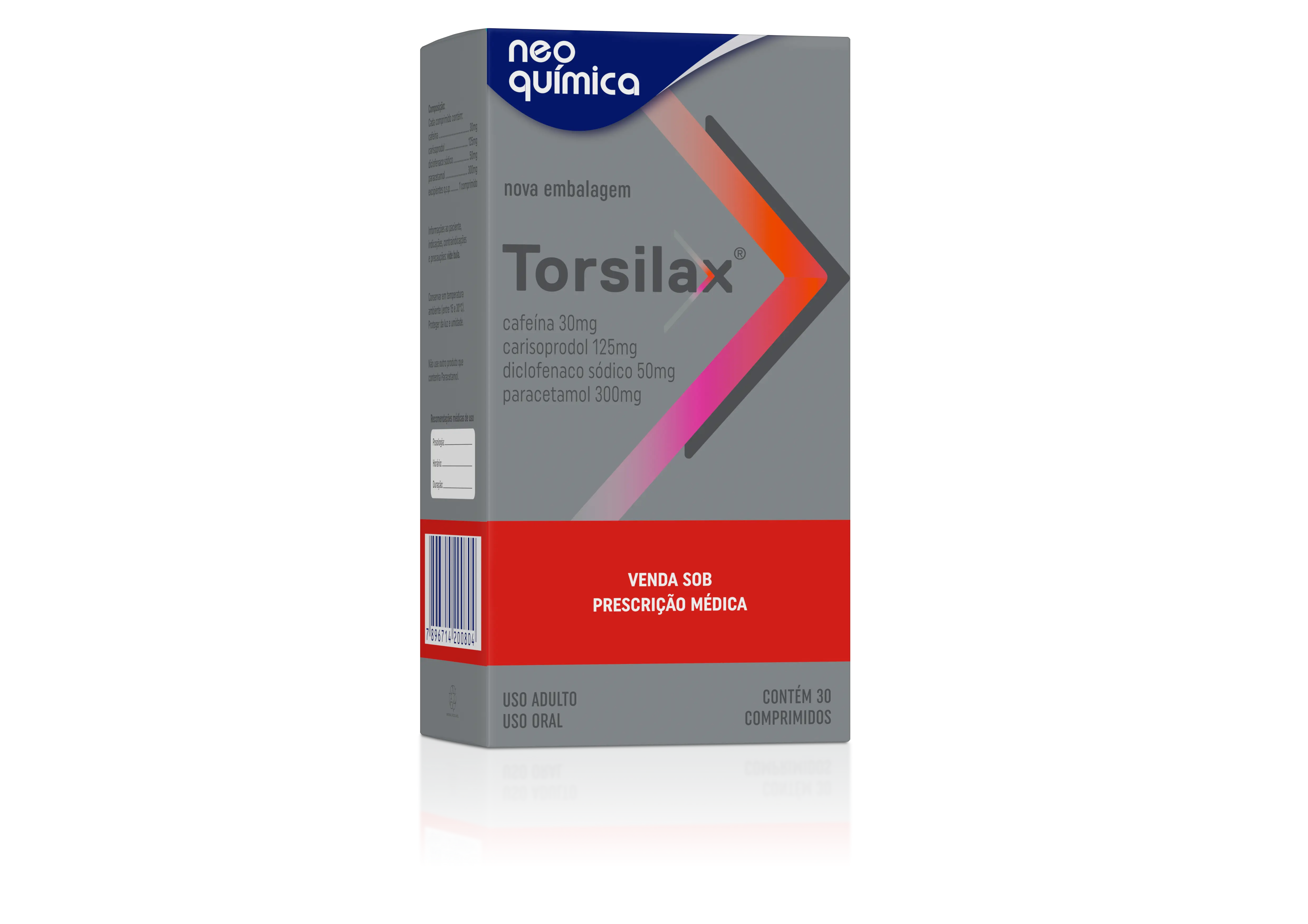 Foto da embalagem do produto Torsilax
